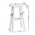 Artiss Baden Bar Stools Set of 2 – White Beech Wood, 66.5cm, Sturdy Kitchen Counter Chairs with Split-Level Footrest