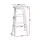 Artiss 2x White Wooden Bar Stools - Solid Beech Wood, 61cm Height, Anti-Slip Feet, Set of 2, Sturdy Round Chairs