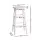 Artiss Marley 4x Bar Stools Wooden Round Chairs 61cm White Beech Wood, Sturdy Frame, Anti-Slip Feet, Modern Design