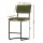 Artiss Orman Bar Stools, Velvet Upholstery, 65cm Seat Height, Green, Sturdy Steel Frame, Elegant Home Bar Seating