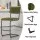 Artiss Bar Stools Velvet Upholstery 4-Pack Green 65cm High-Resilience Foam, Sturdy Steel Frame, Easy Assembly