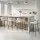 Artiss Vivien 4x Bar Stools - Elegant Ivory Velvet & Metal, 75cm Seat Height, Ergonomic Design with Cushioned Back