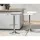 Artiss Wade 2x Bar Stools - White Faux Leather, Adjustable Height, 360° Swivel, Modern Kitchen Island Chairs
