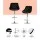 Artiss 2 Pack Black Bar Stools with PU Leather, Gas Lift, Swivel Seat, 62-82cm Seat Height and 150kg Capacity