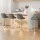 Artiss 4 Piece Bar Stool Set with PU Leather, Gas Lift, 360 Degree Swivel Seats and 150kg Capacity Grey