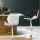 Artiss 2x Black & White Bar Stools - Adjustable Height, PU Leather, 360° Swivel, Thick Padded Seat, Chrome Finish