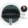 Artiss 2x Nuvo Bar Stools Black PU Leather, Adjustable Swivel with Chrome Base and Footrest, 53-74cm Seat Height