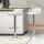 Artiss Nuvo 2x Bar Stools, White PU Leather, Adjustable Height, 360° Swivel, Chrome Base, Modern Design, 1-Year Warranty