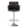 Artiss 4x Swivel Bar Stools PU Leather Brown Adjustable Gas Lift Counter Height with Backrest and Armrests