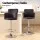 Artiss 4x Swivel Bar Stools PU Leather Brown Adjustable Gas Lift Counter Height with Backrest and Armrests