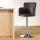 Artiss 4x Swivel Bar Stools PU Leather Brown Adjustable Gas Lift Counter Height with Backrest and Armrests