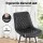 Artiss Set of 4 Black Bar Stools, 67cm Seat Height, Diamond PU Leather, Sturdy Metal Frame, Anti-Slip Protectors