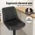 Artiss 2x Black Diamond Leather Bar Stools - Adjustable Swivel Gas Lift, Ergonomic Design, 120kg Capacity, Easy Assembly