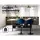 Artiss Nessah Bar Stools, Velvet Upholstery, Adjustable Height, 360° Swivel, Blue, Luxurious Clam Shell Design