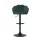 Artiss Bar Stools, Velvet Upholstery, Set of 4, Green, Adjustable Height, Clam Shell Design, Luxurious Seating