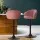 Artiss Nessah Bar Stools, Velvet, Adjustable Height, Pink, 360° Swivel, Elegant Clam Shell Design, Set of 2