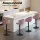 Artiss Bar Stools, Velvet Upholstery, 4x Set, Pink, Adjustable Height, Clam Shell Design, Luxurious Home Seating