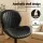 Artiss 4x Black PU Leather Bar Stools - Swivel, Adjustable Height 95-113cm, Shell Design, Metal Frame, 120kg Capacity