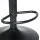 Artiss 2x Fynn Bar Stools, PU Leather, Adjustable Gas Lift, 360° Swivel, Black, 38cm Base, 53-78.5