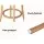 Artiss Apri Bar Stools Set of 3, 65cm Rattan Kitchen Dining Chairs with Footrests, Pine