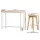 Artiss Elegant Bar Table & Stools Set - Solid Wood & Bamboo, Rattan Seats, Easy Assembly, 1-Year Warranty Included