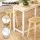 Artiss Elegant Bar Table & Stools Set - Solid Wood & Bamboo, Rattan Seats, Easy Assembly, 1-Year Warranty Included