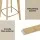 Artiss Elegant Bar Table & Stools Set - Solid Wood & Bamboo, Rattan Seats, Easy Assembly, 1-Year Warranty Included