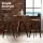 Artiss Industrial Bar Table & Stools Set, Elm Wood & Steel, Adjustable Height, 360° Swivel, Perfect for Kitchens & Cafés