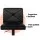 Artiss Set of 2 Black Bar Stools, PU Leather, Adjustable Gas Lift, 360° Swivel, Cross Back, Kitchen Dining Chairs