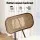 Artiss Set of 4 Bar Stools Kitchen Counter Chairs, Rattan Back, PU Leather, 64cm, Walnut Frame, Beige