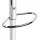 Artiss 2x White Bar Stools - PU Leather, Chrome Base, 360° Swivel, Gas Lift, Adjustable Height 87-109cm, Modern Design