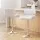 Artiss 2x White Bar Stools - PU Leather, Chrome Base, 360° Swivel, Gas Lift, Adjustable Height 87-109cm, Modern Design