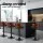 Artiss Bar Stools, Faux Leather, Black, Adjustable 61-81cm, Set of 4 - Contemporary Style for Any Space