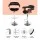 Artiss 2x Selina Bar Stools - Swivel PU Leather, Chrome Base, Gas Lift, Armrest, 90-110cm Adjustable Height, Black