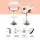 4x Artiss Bar Stools Gas Lift Height Adjustable White PU Leather with Armrest, Wooden Seat, Chrome Base, 88-109cm