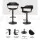 Artiss Selina Bar Stools Set of 3 90–110cm Adjustable Swivel Black