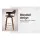 Artiss Bar Stools, PU Leather Seat, Wooden Legs, 63cm Height, Black, Stylish Rotatable Chairs with Anti-Slip Feet