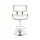 Artiss Bar Stool Gas Lift White Leather, Wooden Seat, Chrome Base, Swivel, Adjustable Height, 51x45x96-117cm
