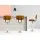 Artiss Set of 3 Swivel Bar Stools 150kg White PU Leather Adjustable Height