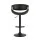 Artiss Bar Stools, PU Leather, Adjustable Height, Black, 60-83cm, Contemporary Design, Set of 2 w/ Armrests