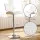 Artiss Quilla 4x Bar Stools White PU Leather & Bentwood, Gas Lift Swivel Kitchen Dining Chairs 56.5-78.5cm