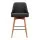Artiss 2x Bar Stools - Charcoal Swivel Seat, Faux Linen, Plywood Frame, Steel Footrest, 65cm Height, 150kg Capacity