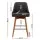 Artiss Set of 4 Bar Stools Swivel Seat Charcoal Wooden Frame with Faux Linen and Padded Backrest, Metal Footrest