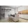 Artiss 2x Bar Stools Grey - Plywood Frame, Faux Linen Seat, Metal Footrest, 66cm Height, Anti-Slip Protectors