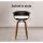 Artiss Swivel Bar Stools - PU Leather Seat, Walnut Bentwood Frame, 360° Rotation, Padded Armrest, 65cm Height, Anti-Slip