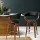 Artiss Swivel Bar Stools - PU Leather Seat, Walnut Bentwood Frame, 360° Rotation, Padded Armrest, 65cm Height, Anti-Slip