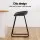 Artiss Ludovic 4x Bar Stools PU Leather Kitchen Dining Chairs, Metal Frame, Footrest, 65cm Seat Height, Black