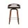Artiss Set of 2 Bar Stools 66cm Swivel Counter Seats with PU Leather Cushion and Chrome Footrest Black