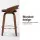 Artiss Set of 2 Bar Stools 66cm Swivel Counter Seats with PU Leather Cushion and Chrome Footrest Black