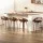 Artiss Set of 4 Black Bar Stools 66cm Seat Height Swivel PU Leather Padded Counter Dining Chairs
